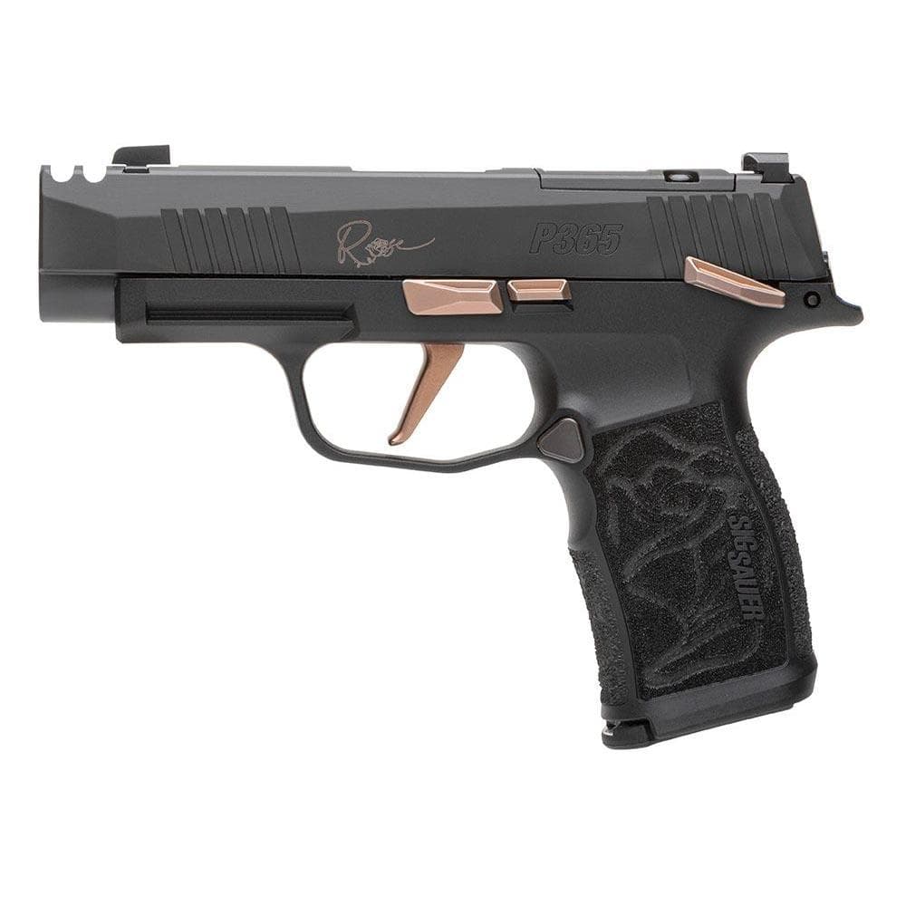 Sig Sauer P365 Rose XL Comp Handgun 9mm Luger 10rd Magazines(2) 3.1" Barrel & Vaultek Pistol Safe