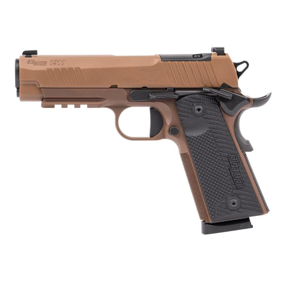 Sig Sauer 1911XCarry Handgun .45 Auto 8rd Magazines(2) 4.25'' Barrel Night Sights Coyote