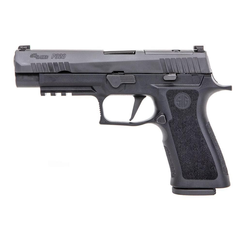Sig Sauer P320 X- Series Handgun 9mm Luger 10rd Magazines(2) 4.7" Barrel Optic Plate Cover Manual Safety CA Compliant