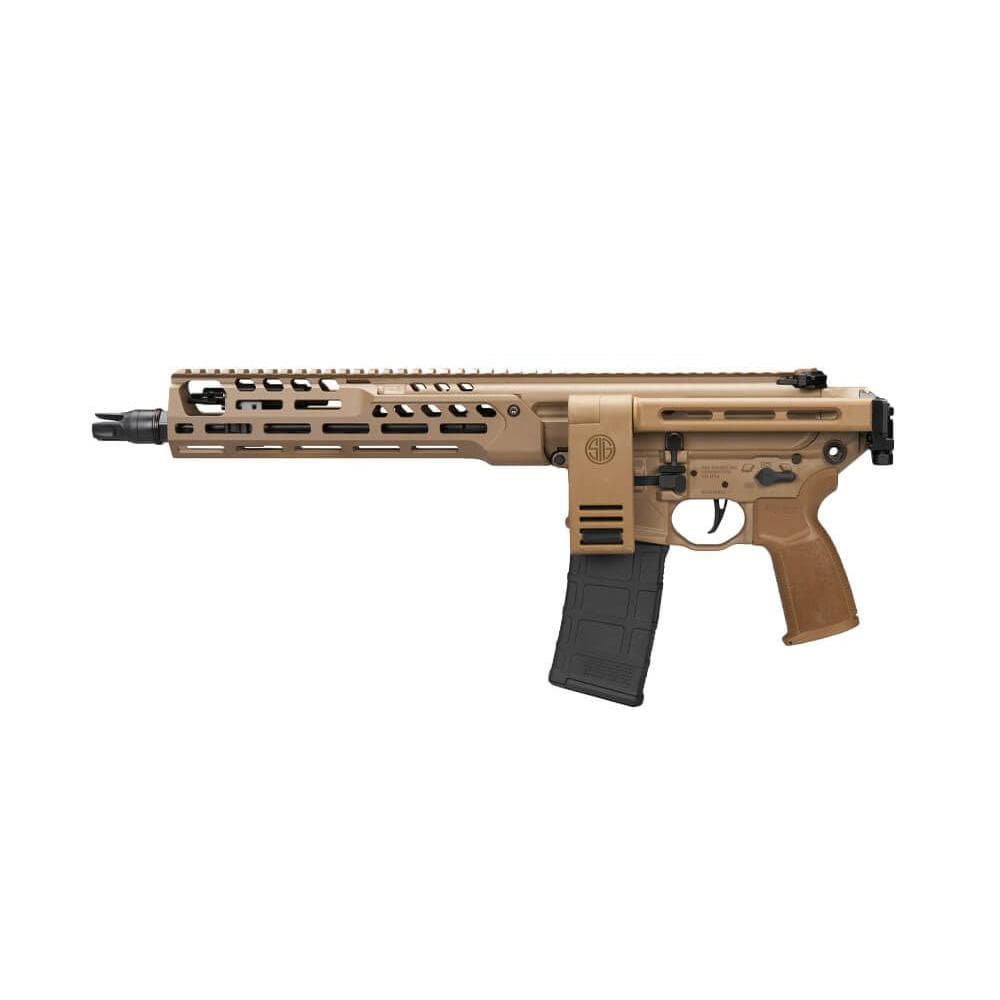 Sig Sauer MCX-SPEAR LT IR Pistol 5.56mm 30rd Magazine(1) 11.5" Threaded Barrel Coyote Finish Folding Brace