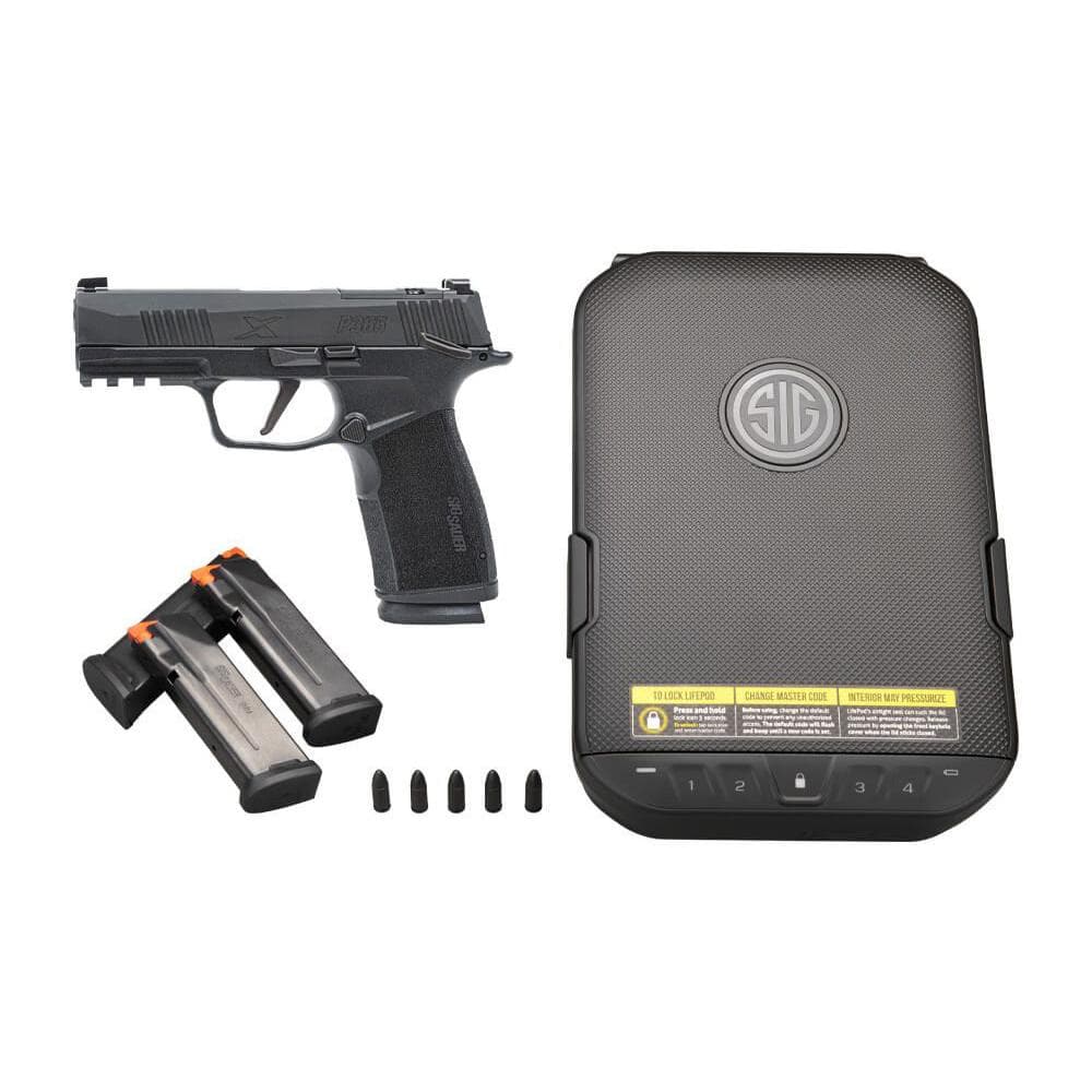 Sig Sauer P365 XMACRO Kit 9mm Luger 10rd Magazines(2) 3.7" Barrel Dummy Rounds Certificate for LifePod