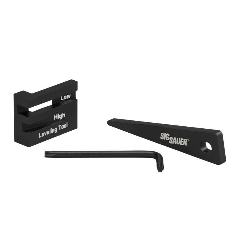 Sig Sauer Alpha6 Scope Ring Set 30mm Low Profile 0.85" Al Matte Black