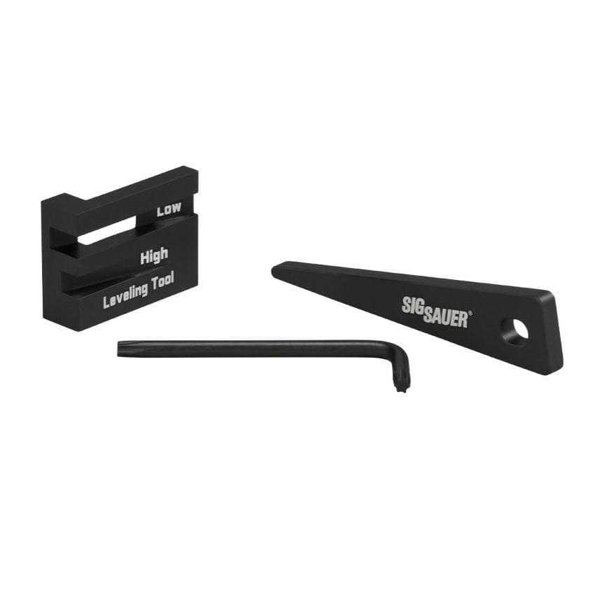 Sig Sauer Alpha6 Scope Ring Set 35mm Low Profile 1.25" Al Matte Black