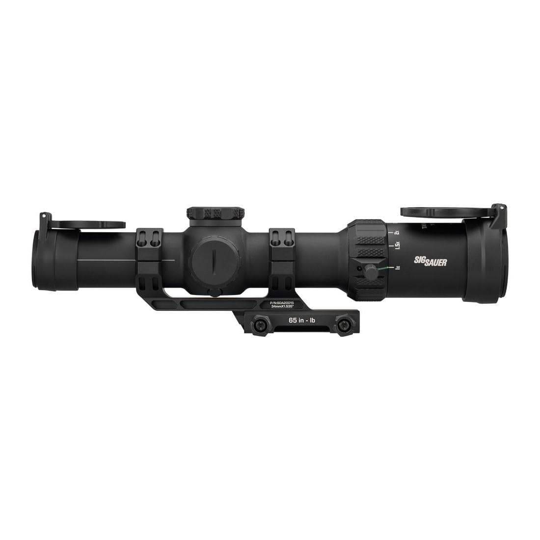 Sig Sauer TANGO-MSR LPVO Tactical Rifle Scope COMPACT 1-10X24 30mm FFP Illum BDC 10 W/ Mount