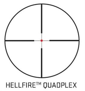 Sig Sauer Whiskey4 Rifle Scope 2.5-10x42 30mm SFP Hellfire Quadplex Illum Black