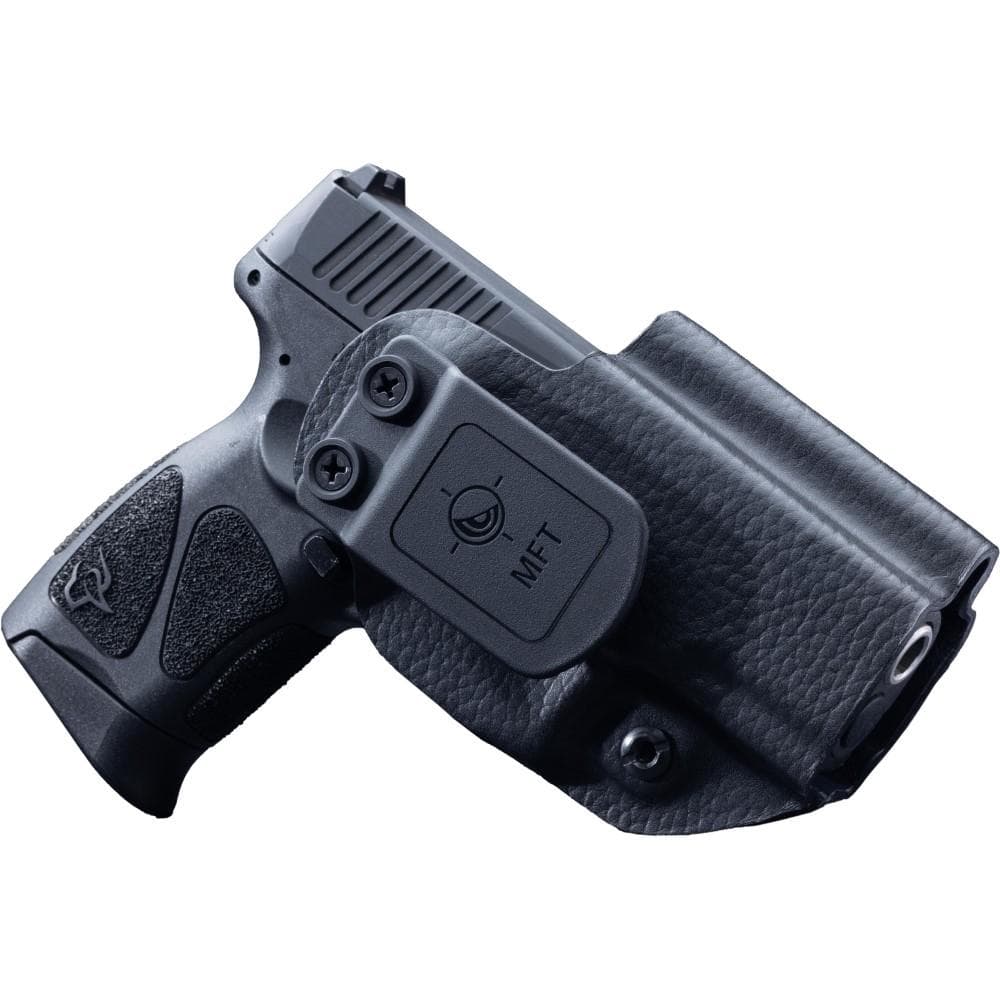 Mission First Tactical Leather Hybrid IWB/OWB Holster for Taurus PT111/G2/G2C/G2S/G3c Black Ambi