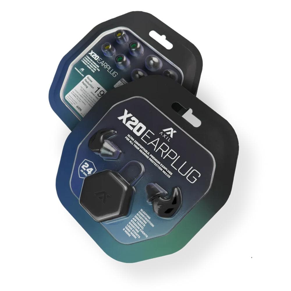 Axil X20 Passive Ear Plugs 17-24dB Desert Tan