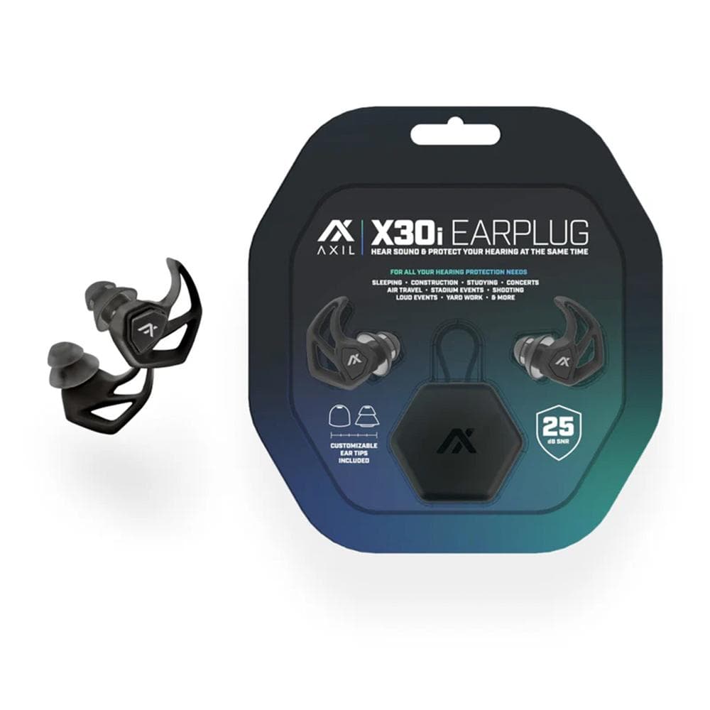 Axil X30i Passive Ear Plugs 13-31dB Blaze