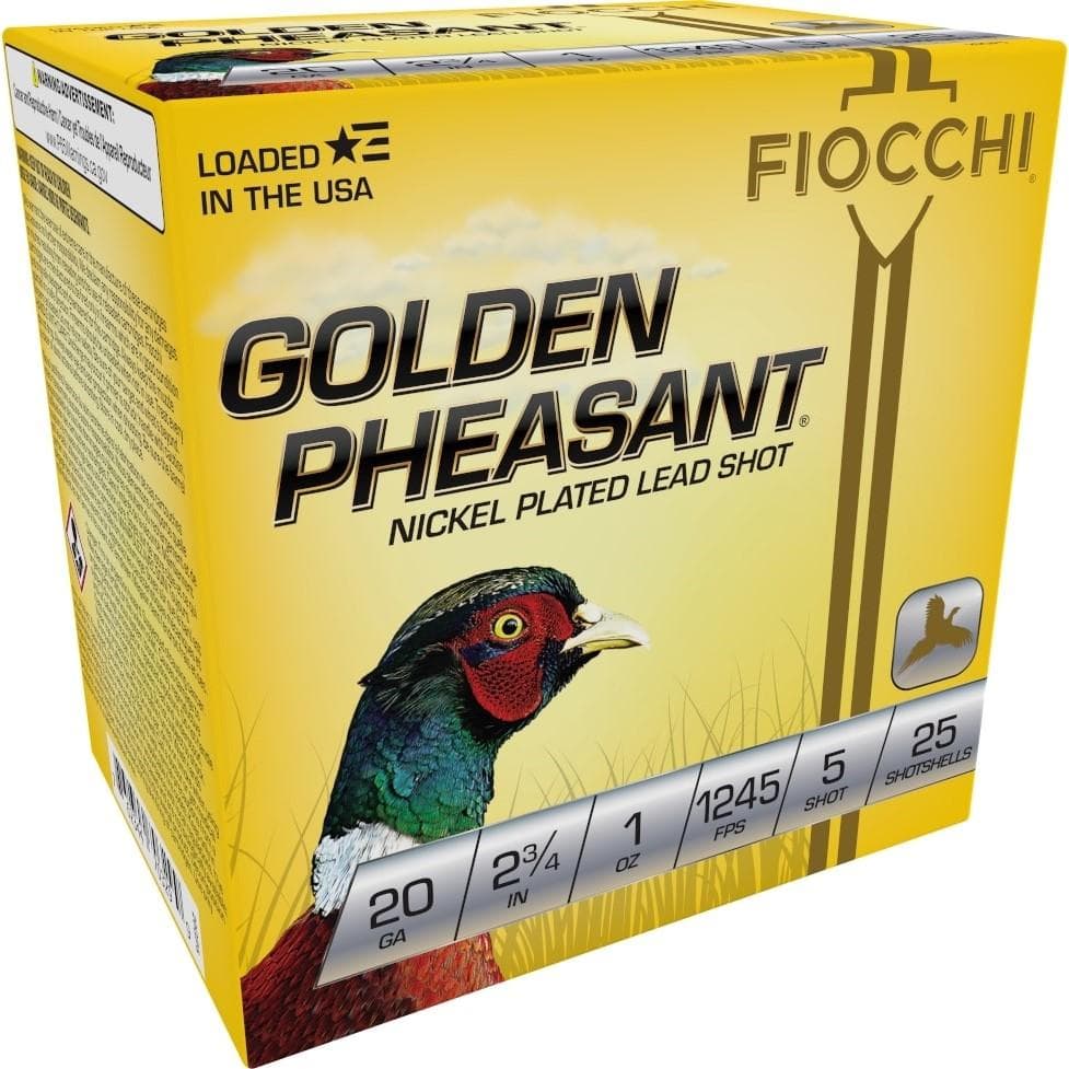 GOLDEN PHEASANT NP 20ga 2 3/4" 1oz #5 1245fps 25RD