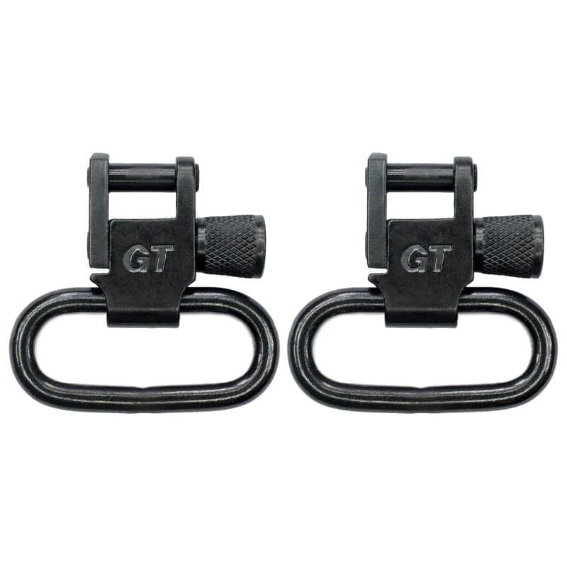 Grovtec 1" Locking Swivel Set Black 2/ct
