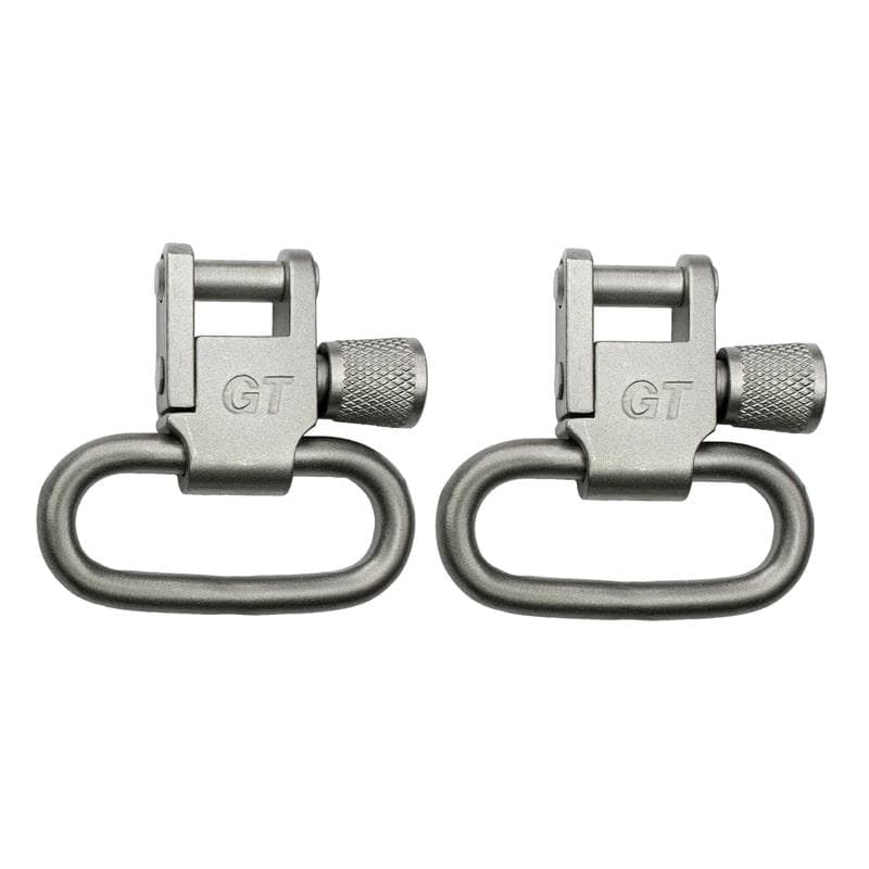 Grovtec 1" Locking Swivel Set Silver 2/ct