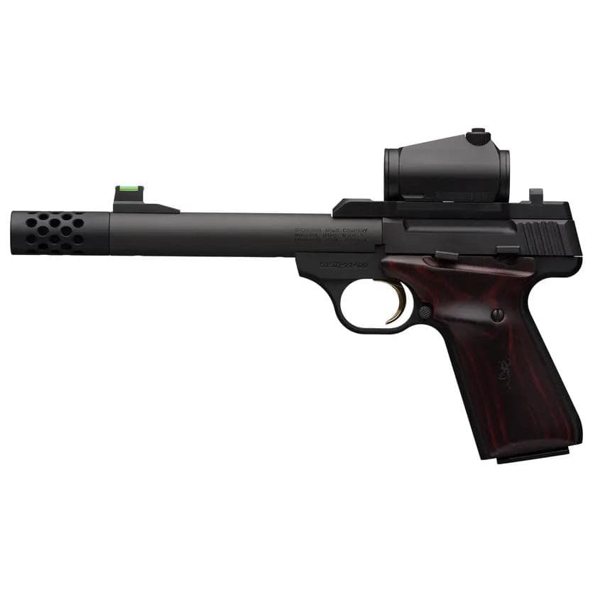 Browning Buck Mark Hunter 5.9 Handgun .22 LR 10rd Magazine 5.9" Threaded Barrel Vortex Crossfire Red Dot Sight