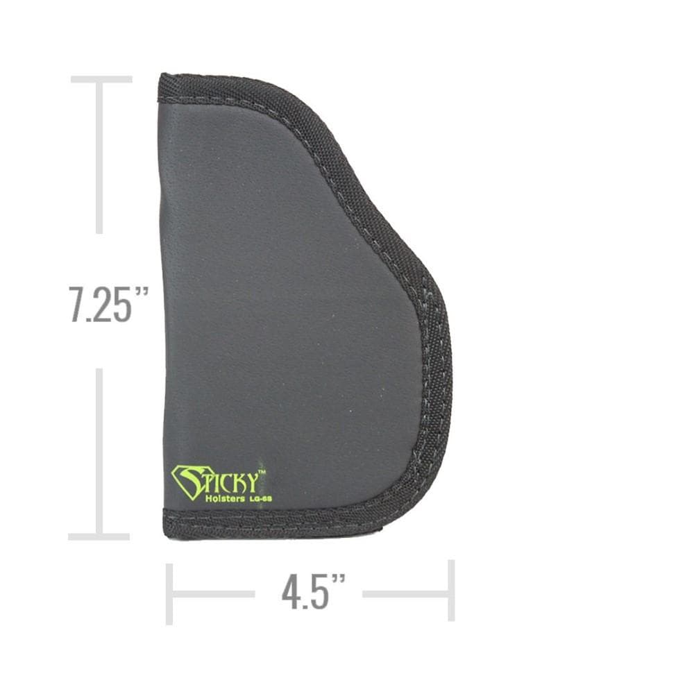 Sticky Holsters Short Sticky Pocket Holster for 4.25" Full Size Autos with Laser Grey Ambi