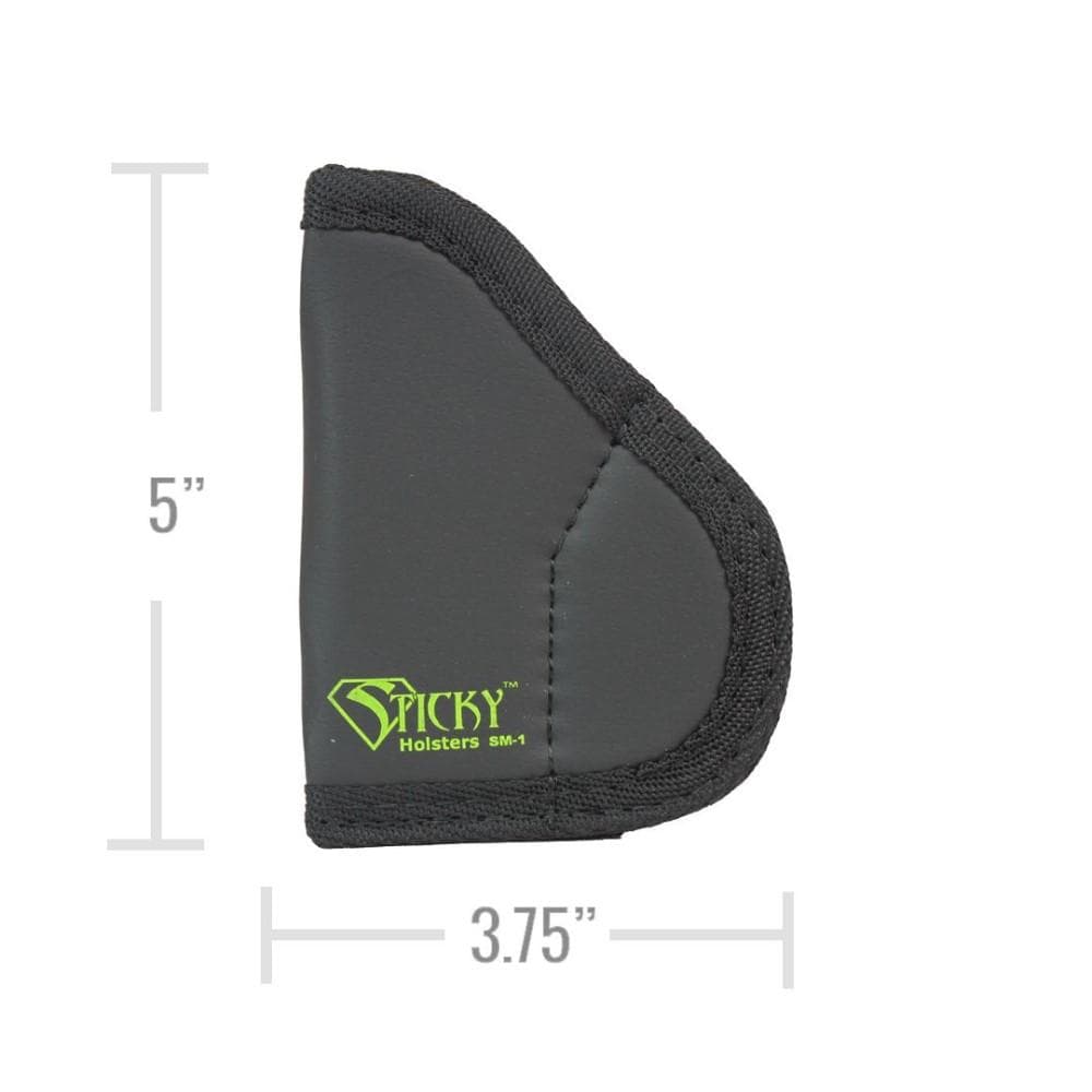 Sticky Holsters Small Sticky Pocket Holster for 1.25" - 2.75" NAA Black Ambi
