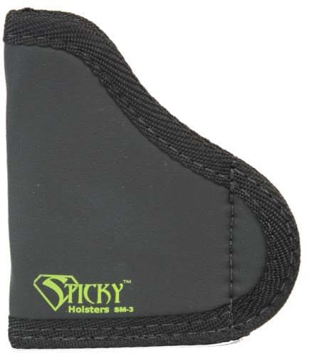 Sticky Holsters Small Sticky Pocket Holster for 2.75" Pocket 380s with Laser Black Ambi