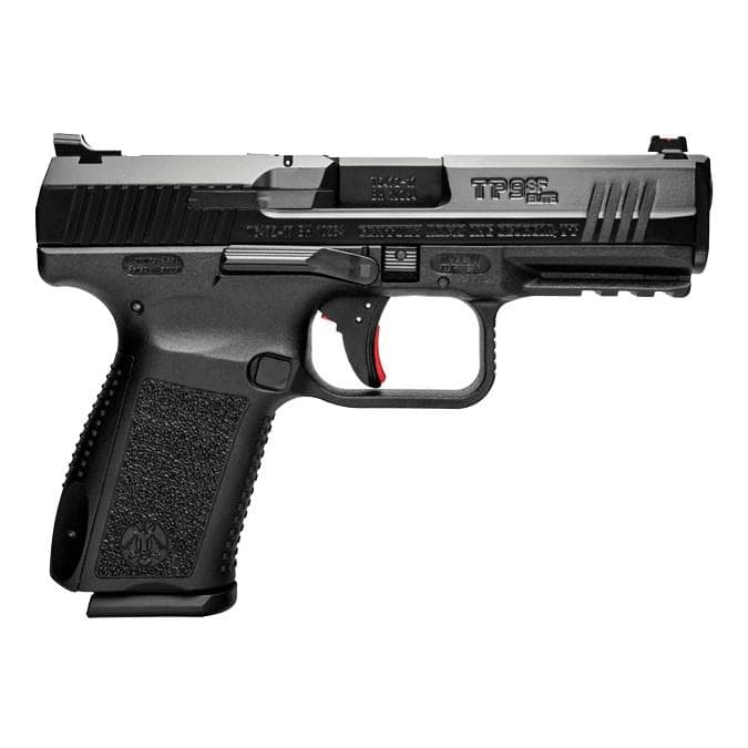 Century Arms Canik TP9SF Elite Handgun 9mm Luger 15rd Magazines(2) 4.19" Barrel Black Frame Holster