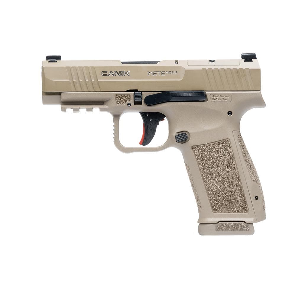 Canik Mete MC9LS Handgun 9mm Luger 17rd Magazines(2) 3.64" Barrel Optic Ready FDE