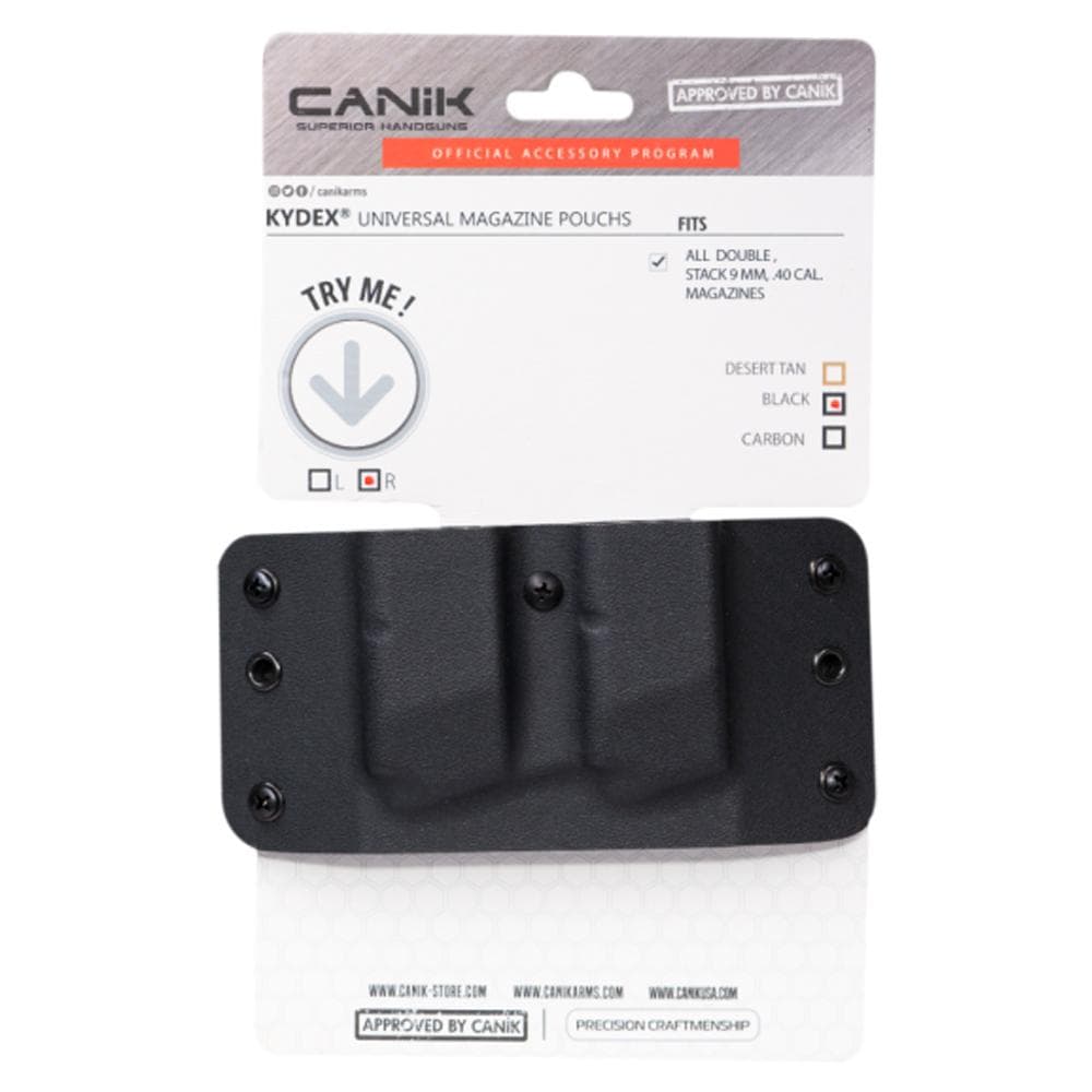 Canik Double Magazine Carrier Black for all Double STack 9mm/.40 Cal Magazines