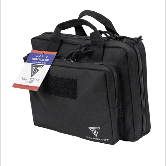 Full Forge Gear CAT-2 Double Pistol Case Black