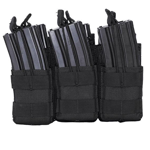 MKS Full Forge Gear Triple Magazine Pouch Black