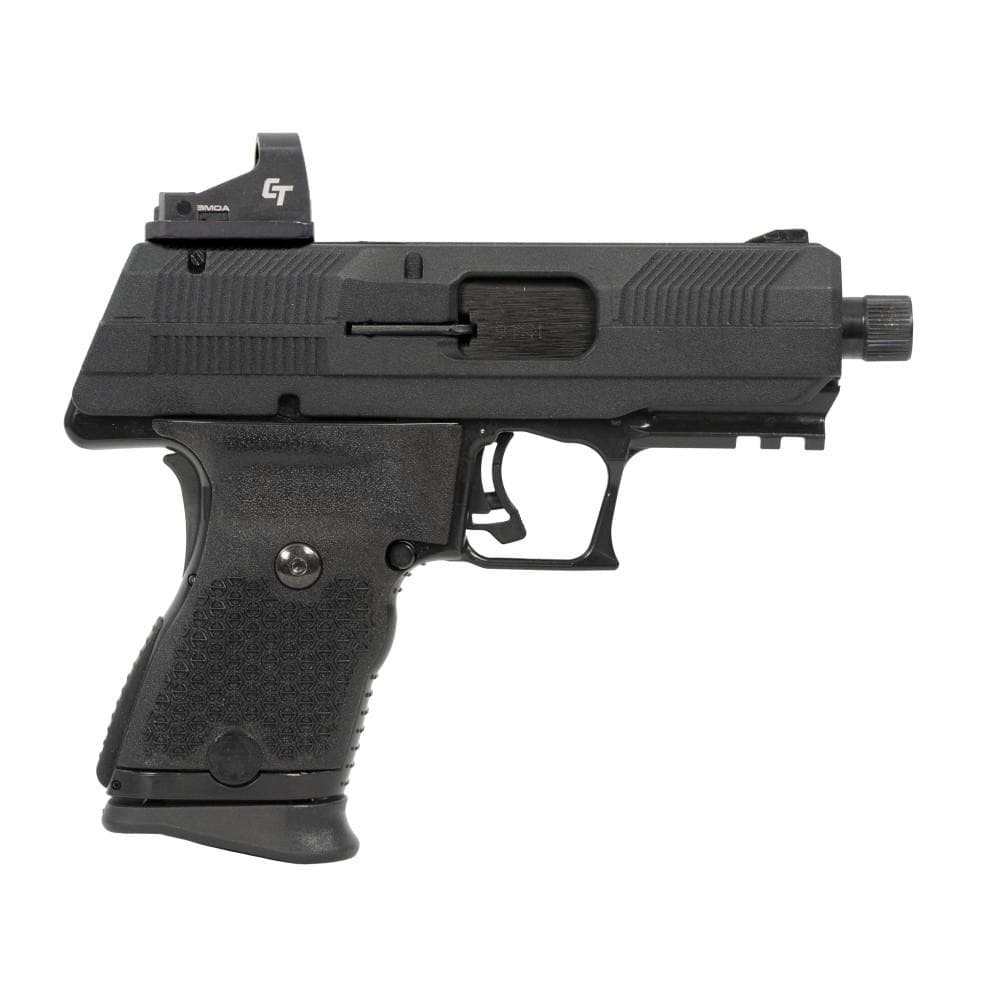 Hi Point Yeet Cannon Handgun 9mm Luger 10rd Magazine 4.12" Threaded Barrel Black with Crimson Trace Red Dot Sight
