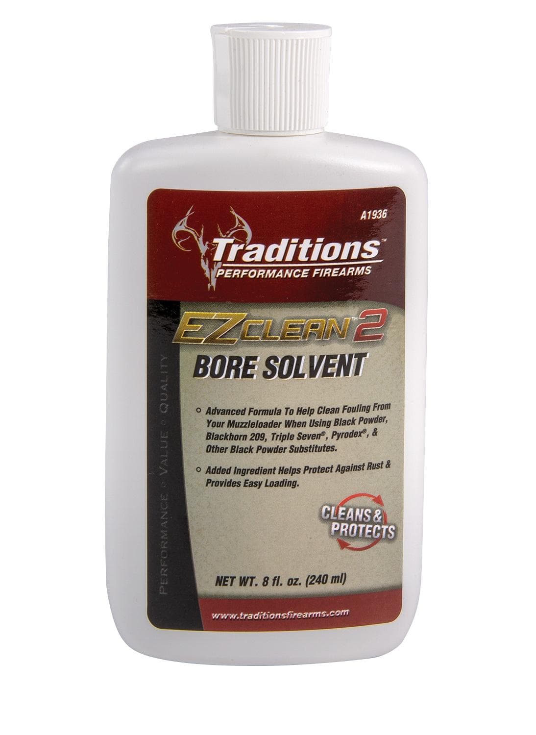 Traditions EZ Clean 2 Bore Solvent 8 fl. Oz. Spray Bottle