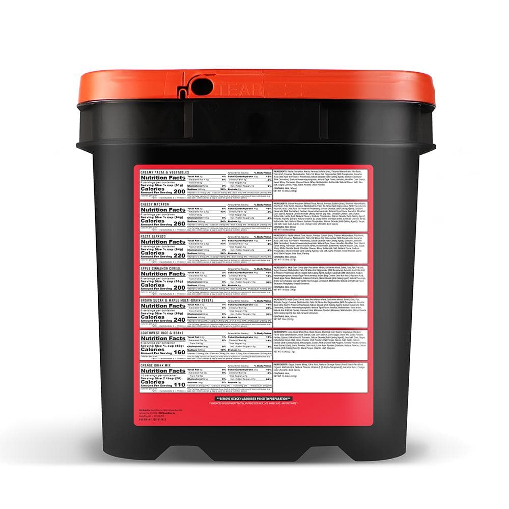 Readywise Entree Only Grab and Go Food Kit 60 Servings