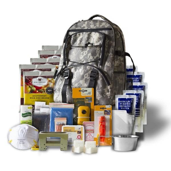 Wise Five Day Survival Kit Backpack For One Person 32 Servings Camo