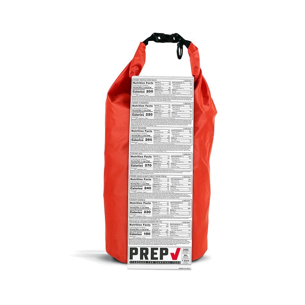 Readywise 7 Day Emergency Dry Bag Breakfast and Entrees Grab and Go