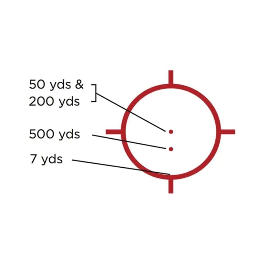 EOTech HWS EXPS3 Holographic Weapon Sight - Night Vision Compatible- -2 68 MOA Ring w/ (2) 1 MOA Dots - Matte
