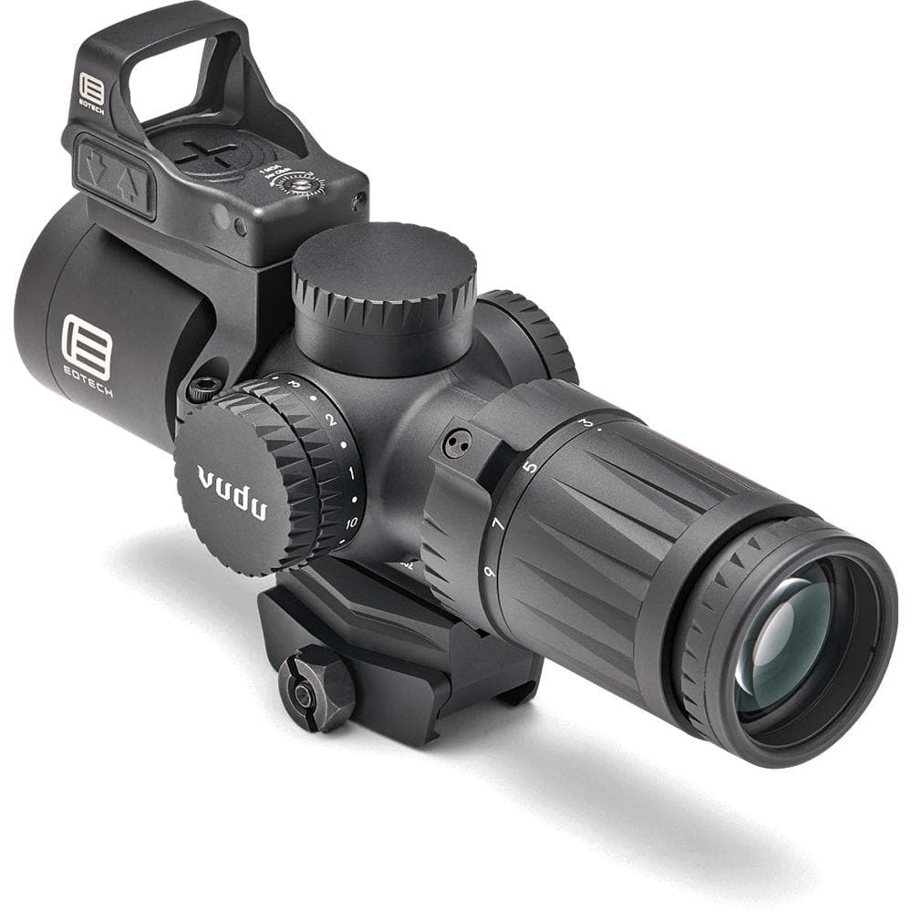 Eotech Vudu Rifle Scope 3-9x32 SFP HC1 Illum. Black with Integrated Mount and EFLX Red Dot