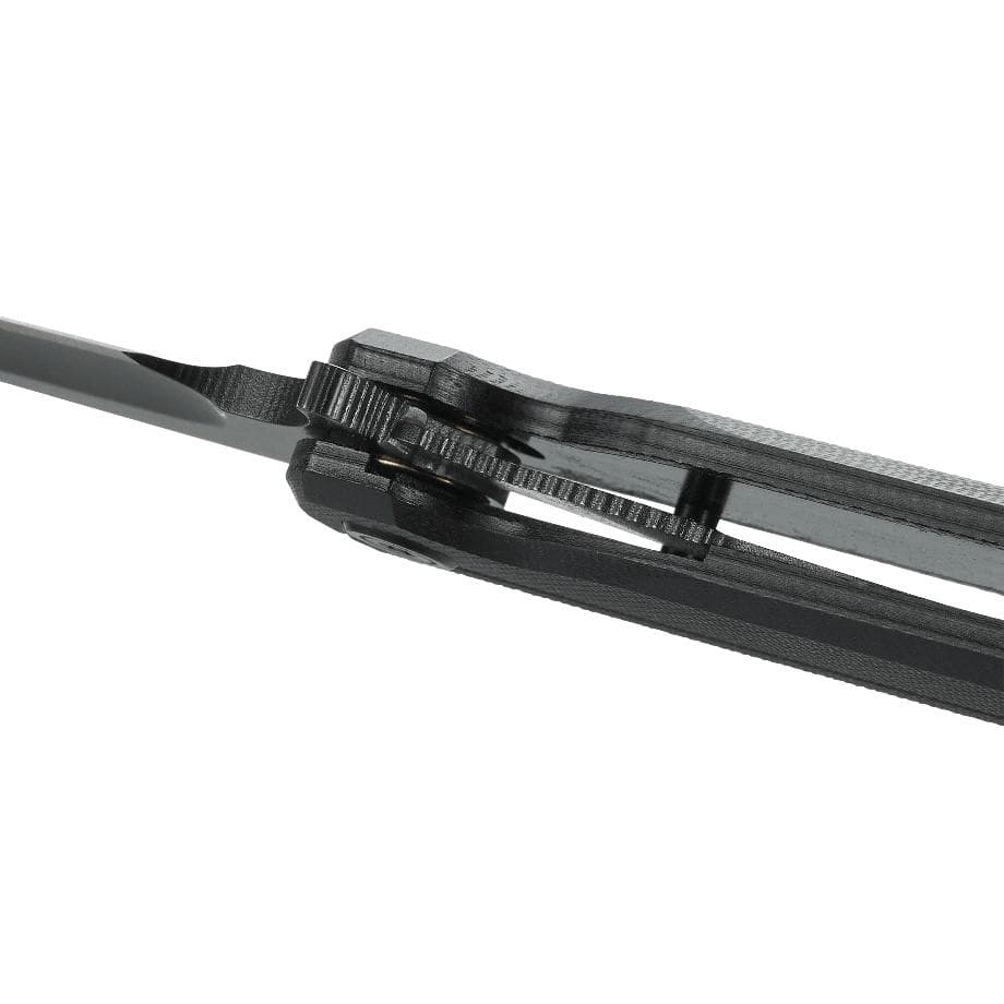 CRKT LCK + Tanto Blackout Folding Knife Assisted Opening 3 1/4" Blade Black