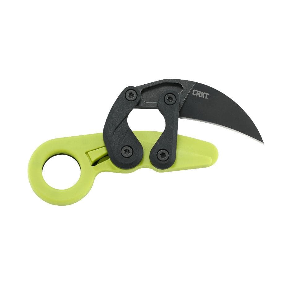 CRKT Provoke Zap Folding Knife 2 1/2" Hawkbill Blade Green