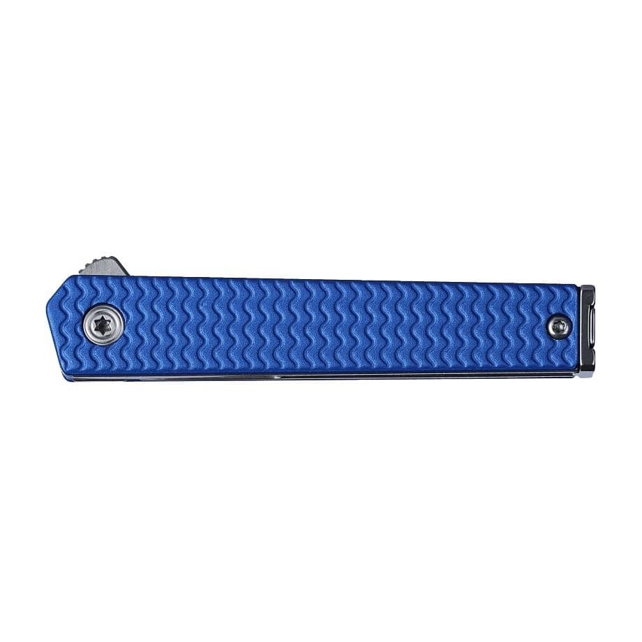 CRKT CEO Microflipper Folding Knife 2-1/5" Sheepsfoot Blade Blue