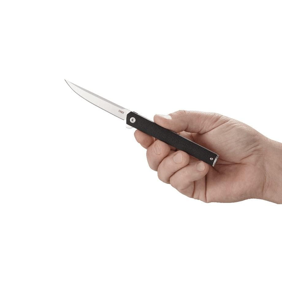 CRKT CEO Flipper Folding Knife 3 3/8" Blade Black