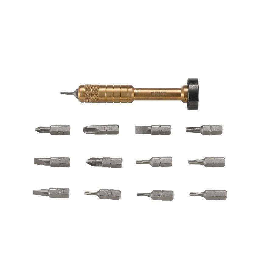 CRKT Hex Bit Driver Leather Tool Roll