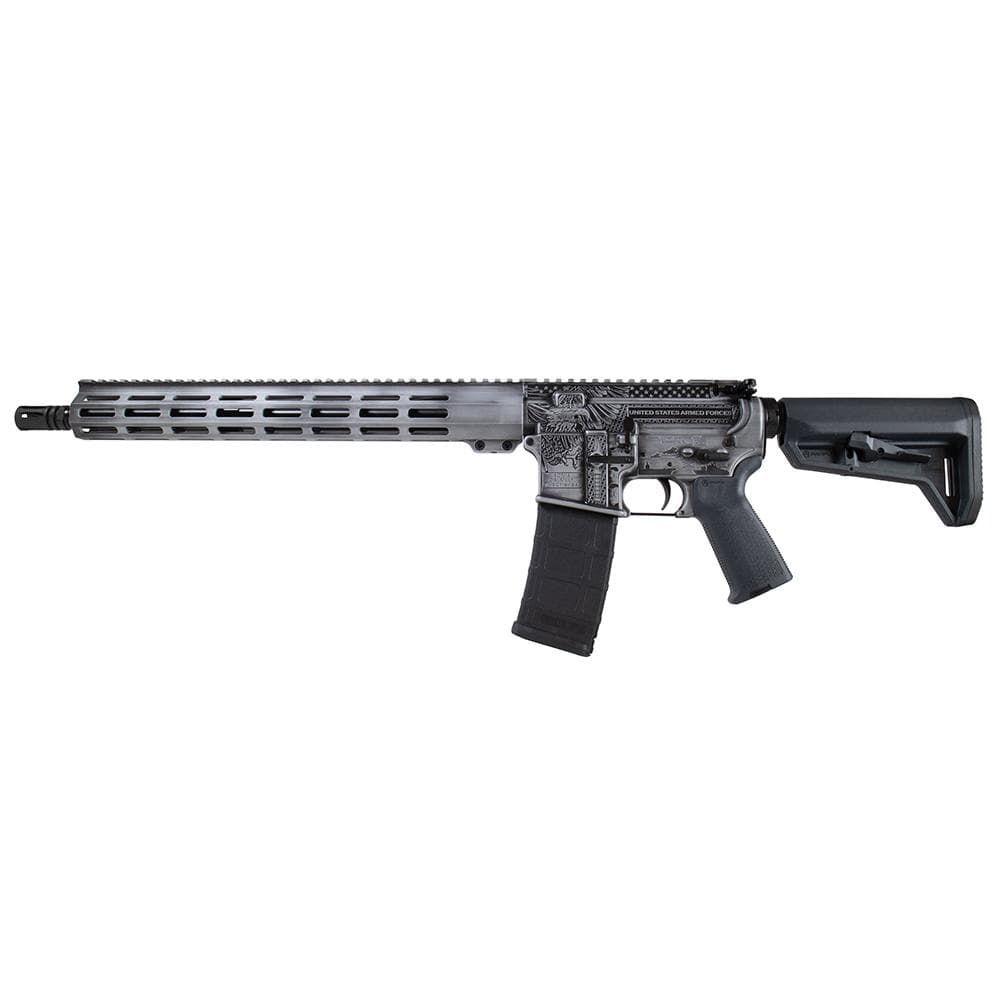 Shark Coast Tactical "Armed Forces Grey" AR-15 Rifle 5.56mm 30rd Magazine 16" Barrel 15" MLOK Handguard