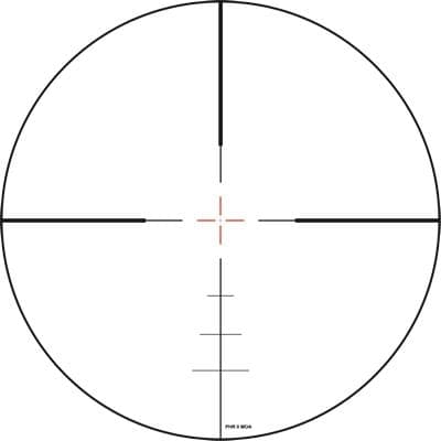 ZeroTech Thrive HD Rifle Scope 2.5-15x50 30mm SFP PHR-ii MOA Illum Black