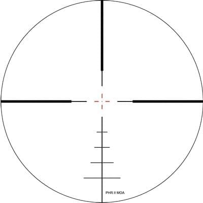 ZeroTech Thrive HD Riflescope 3-18x56 30mm SFP PHR-II IR MOA Illum Black