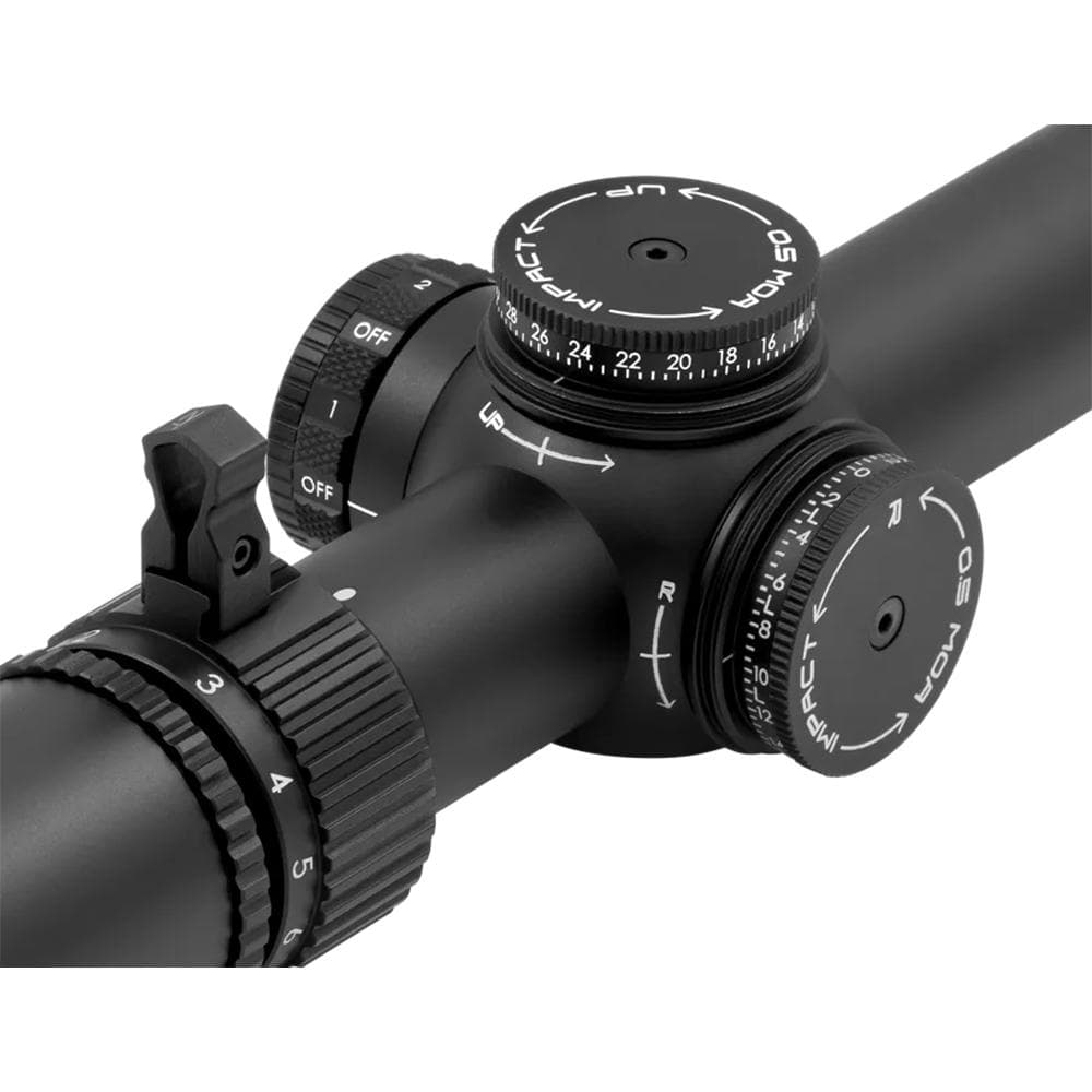 ZeroTech Vengeance Rifle Scope 1-6x24mm 30mm SFP RAR MOA Black