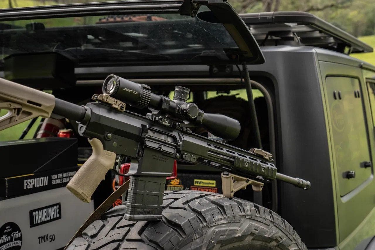 ZeroTech Vengeance Rifle Scope 4-16x44 30mm FFP RMG MOA Non-Illum Zero-Stop