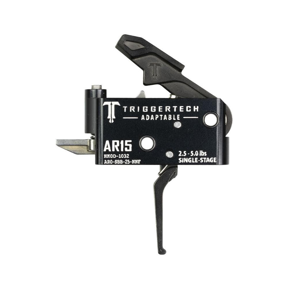 TriggerTech AR15 Single-Stage Adaptable Flat Trigger Black