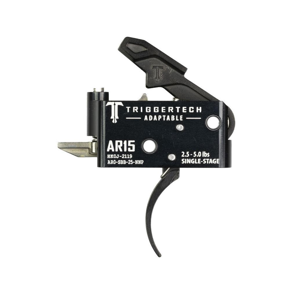 TriggerTech AR15 Single-Stage Adaptable Pro Curved Trigger Black