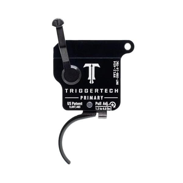 Triggertech Rem Model 7 Primary Single Stage Trigger 1.5-4 lbs Curved Black