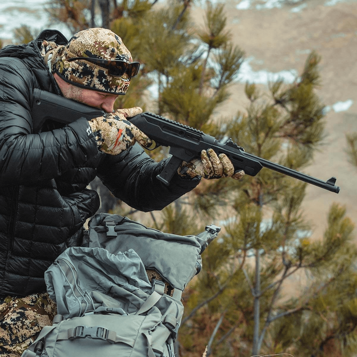 Magpul PC Backpacker Fixed Stock for Ruger PC Carbine Black