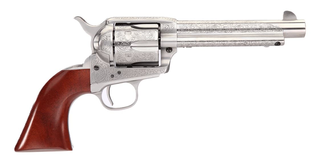 Taylor's & Company Cattleman White Floral Engrave