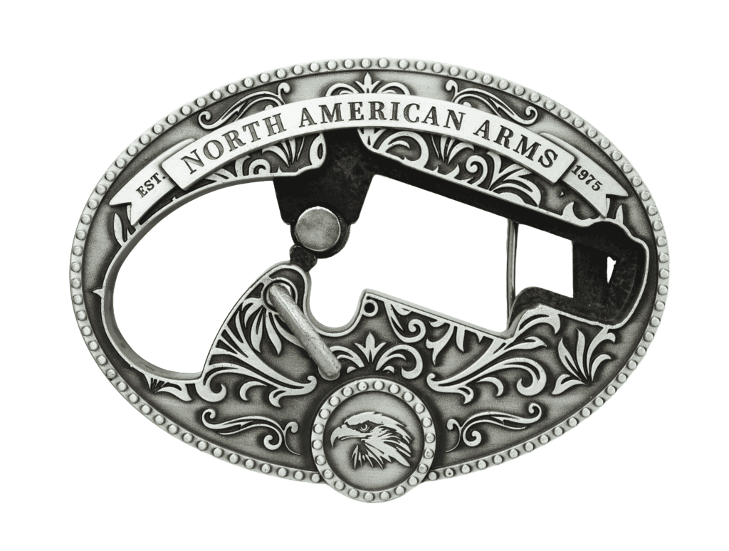 North American Arms Oval Ornate Belt Buckle