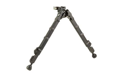 Accu-Tac HT-10 Hunting Bipod, Picatinny Mount, 10.62" Minimum Height, 20.43" Maximum Height, Anodized Finish, Black