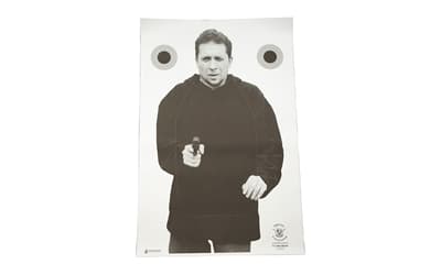 Action Target Tridents Concepts Tactical Target (Version 6), Training Target, Black and White, 23" x 35", 100 Per Box