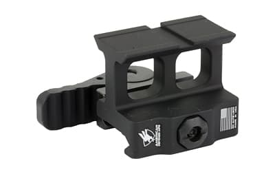 American Defense Mfg. AD-509T, Optic Mount, Lower 1/3 Height, Anodized Finish, Black, Quick Release, Fits Holosun 509T Footprint